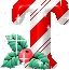 Imagen GIF de Letra t caramelos navidad animado