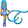 GIF animado (36044) Letra t dollz