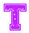 GIF animado (33456) Letra t glitter deportes