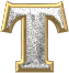GIF animado (33482) Letra t glitter diamantes