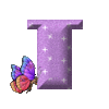 GIF animado (30577) Letra t mariposa romantica