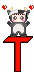 GIF animado (31174) Letra t osito panda
