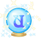 GIF animado (40745) Letra u bola cristal