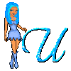 GIF animado (36045) Letra u dollz