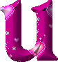 GIF animado (44709) Letra u fucsia