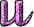 GIF animado (33166) Letra u glitter purpura