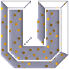 GIF animado (34557) Letra u glitter universitaria