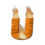 GIF animado (37695) Letra u madera ardiendo