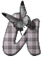 GIF animado (30409) Letra u mariposa d