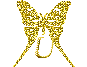 GIF animado (30471) Letra u mariposa oro