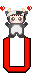 GIF animado (31175) Letra u osito panda