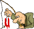 Imagen GIF de Letra u pesca animado