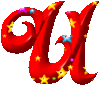 GIF animado (44176) Letra u roja
