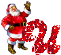 GIF animado (41551) Letra u santa claus