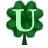 GIF animado (37289) Letra u trebol