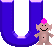 GIF animado (40084) Letra u trol