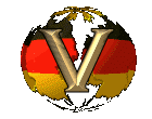 GIF animado (42392) Letra v bandera alemana