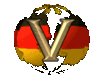 GIF animado (42392) Letra v bandera alemana