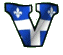 GIF animado (42572) Letra v bandera quebec