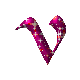 GIF animado (43889) Letra v color carmin