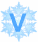 GIF animado (41054) Letra v cristal hielo