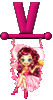 GIF animado (36008) Letra v dollz