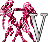GIF animado (38699) Letra v geminis