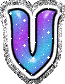 GIF animado (34637) Letra v glitter