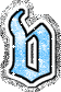 GIF animado (32868) Letra v glitter azul