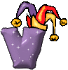 GIF animado (33522) Letra v glitter divertida