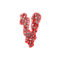 GIF animado (37558) Letra v lava