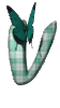 GIF animado (30410) Letra v mariposa d