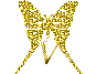 GIF animado (30472) Letra v mariposa oro