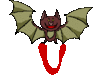 GIF animado (30902) Letra v murcielago