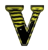 GIF animado (42110) Letra v negra amarilla