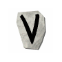 GIF animado (40032) Letra v recortada