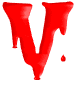 GIF animado (38390) Letra v sangre