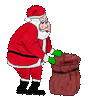 GIF animado (41607) Letra v santa claus