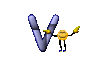 GIF animado (36497) Letra v smilies