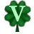 GIF animado (37290) Letra v trebol