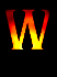 GIF animado (41813) Letra w ardiendo