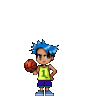 GIF animado (43017) Letra w baloncestista