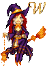GIF animado (37934) Letra w bruja