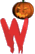 GIF animado (38134) Letra w calabaza animada