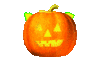 GIF animado (38099) Letra w calabaza halloween