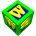 GIF animado (39287) Letra w cubo letras
