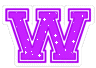 GIF animado (45139) Letra w deporte
