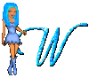 GIF animado (36047) Letra w dollz