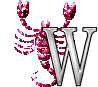 GIF animado (38662) Letra w escorpio