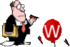 GIF animado (43417) Letra w jefes trabajo